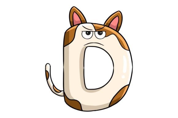 Animal Alphabet Letter D Illustration: A Design Asset for Every Creator
