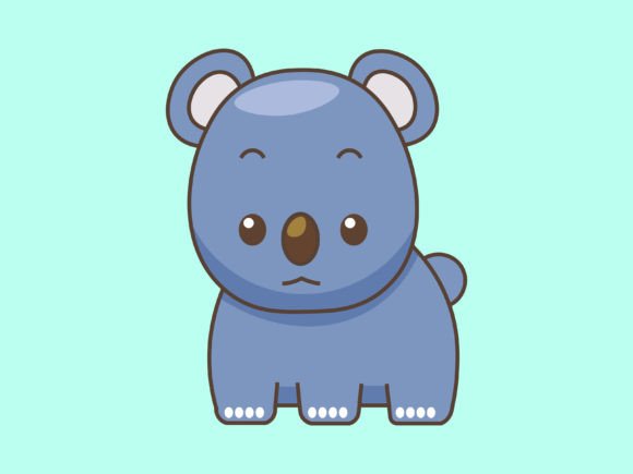 Animal Koala Icon: A Charming Asset for Modern Design