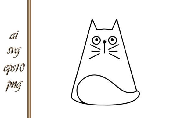Bringing Whimsy to Life: The Doodle Cat Clipart Sketch Animal Vector