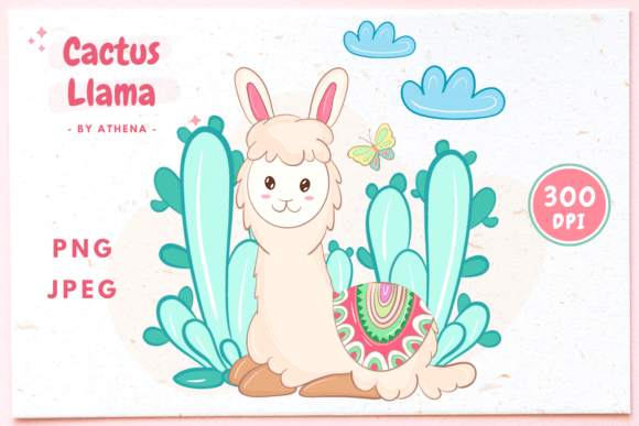 Cactus Valentine Llama Animal Craft: Whimsical Design for Bold Brands