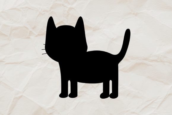 Cat Animal Vector Silhouette: A Designer's Go-To SVG Asset