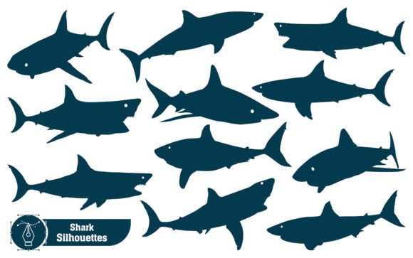 Collection of Animal Shark Silhouettes: A Deep Dive