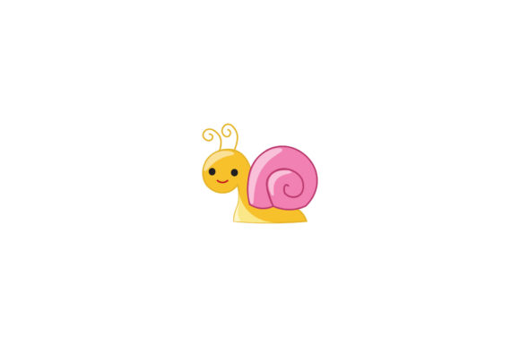 Cute Animal Snail Illustrations Vector: A Versatile Design Asset