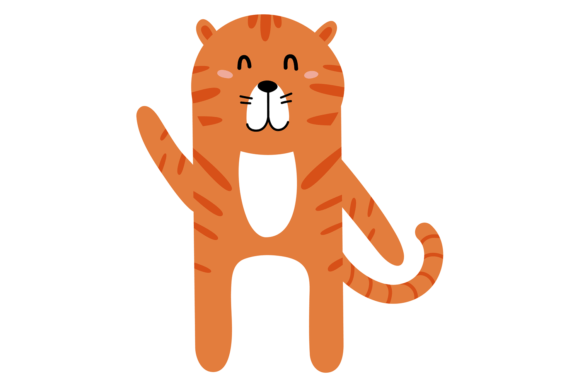 Cute Tiger Character: The Funny Baby Animal Font That Builds Brands