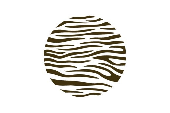 Jungle Animal Skin Pattern in Circle Vec: Unleash Wild Creativity