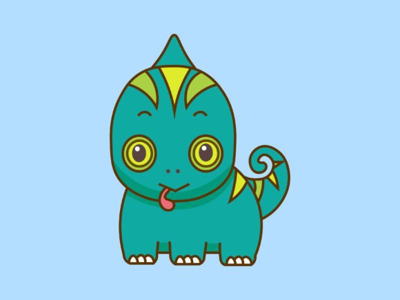 Kawaii Animal Chameleon Illustrations: A Guide to Whimsical Design