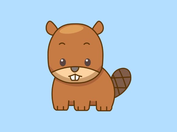 Kawaii Animal Squirrel Icon: A Charming Asset for Designers